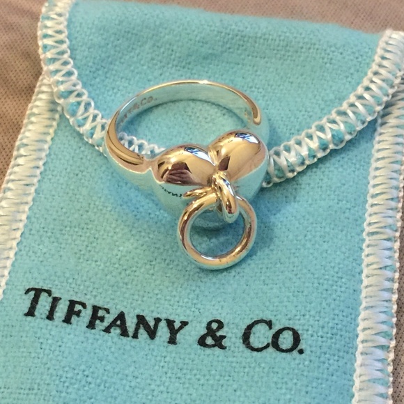 Tiffany & Co. Jewelry - 1995 Tiffany RARE Heart Lock Door Knocker Ring